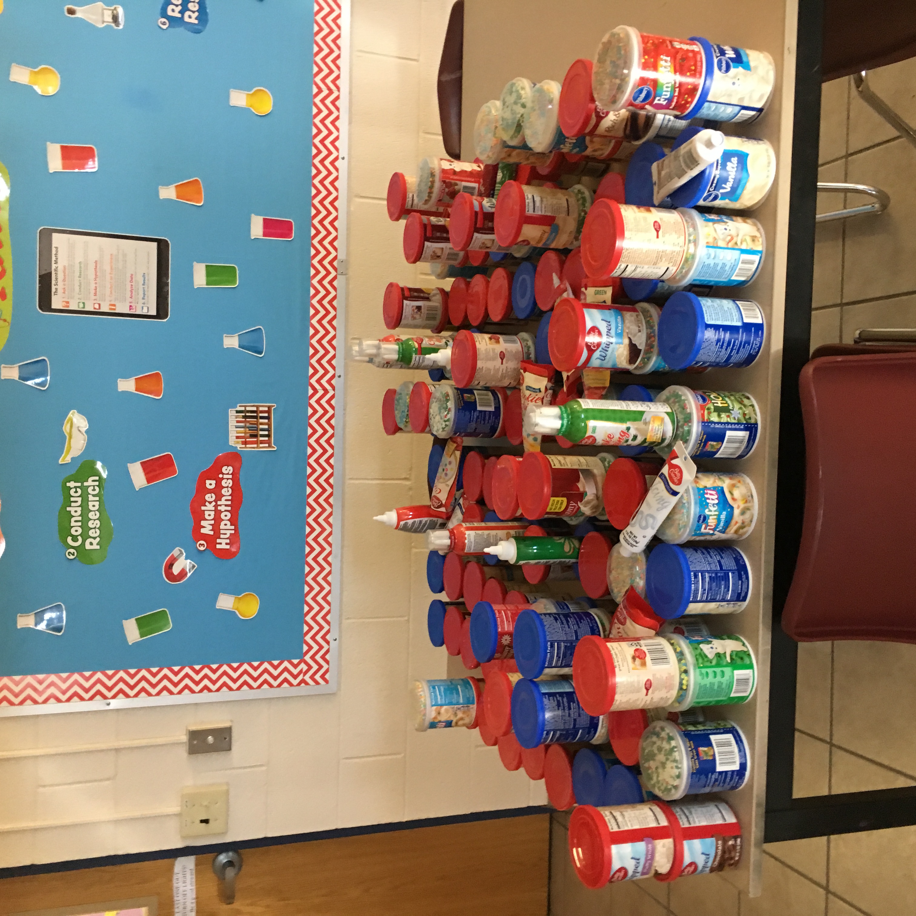 Donated baking supplies collected for Holiday Baking Bags